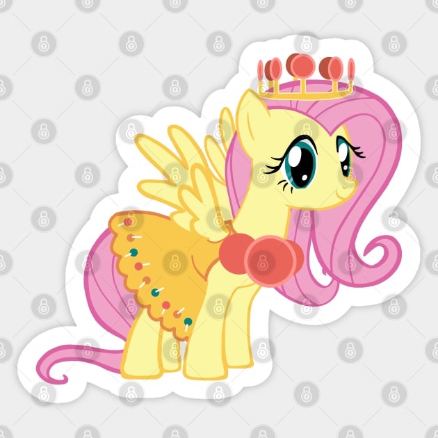 Princess Fluttershy Lolly Sticker by AriesNamarie